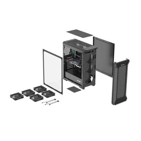 Obudowa Genesis Irid 505F z oknem USB 3.0 