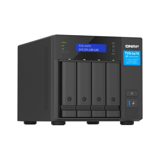 Serwer NAS TVS-h474-PT-8G Intel Pentium Gold 8G DDR4 