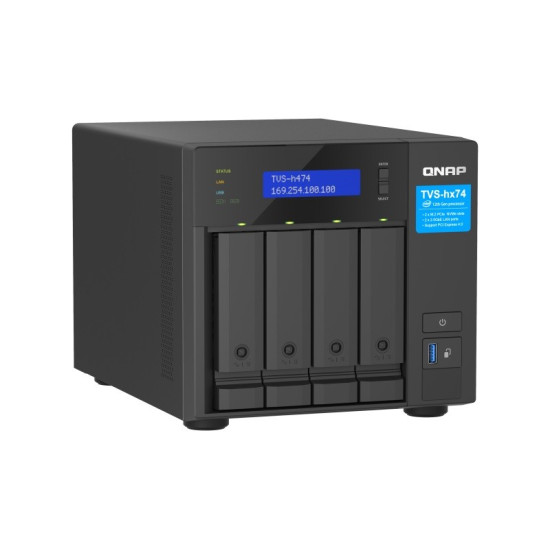 Serwer NAS TVS-h474-PT-8G Intel Pentium Gold 8G DDR4 