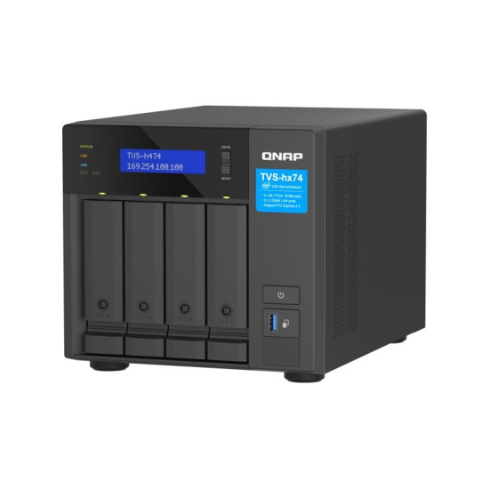 Serwer NAS TVS-h474-PT-8G Intel Pentium Gold 8G DDR4 