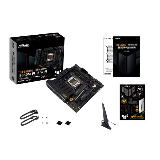 Płyta główna TUF GAMING B650M-PLUS WIFI AM5 4DDR5 HDMI mATX 