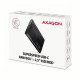 EE25-A6C Bezśrubowa aluminiowa obudowa zewnętrzna USB-C 3.2 Gen 1 - SATA 6G dla 2.5
