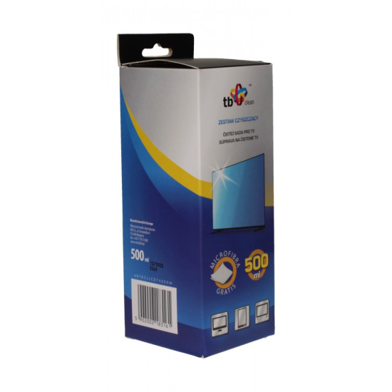 Clean Zestaw płyn do TV 500 ml + mikrofibra 