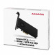 PCEM2-DC Adapter wewnętrzny PCIe x4, 1x M.2 NVMe M-key + 1x SATA B-key slot, chłodnica, SP & LP + radiator