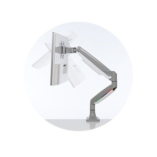 *One Touch Height Adjust. Single Monitor 