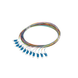 Pigtail SM LC/UPC Semi Tight 9/125 G657A1 12X2M multikolor