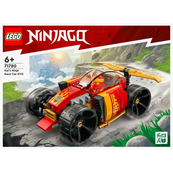 Klocki Ninjago 71780 Samochód wyścigowy ninja Kaia