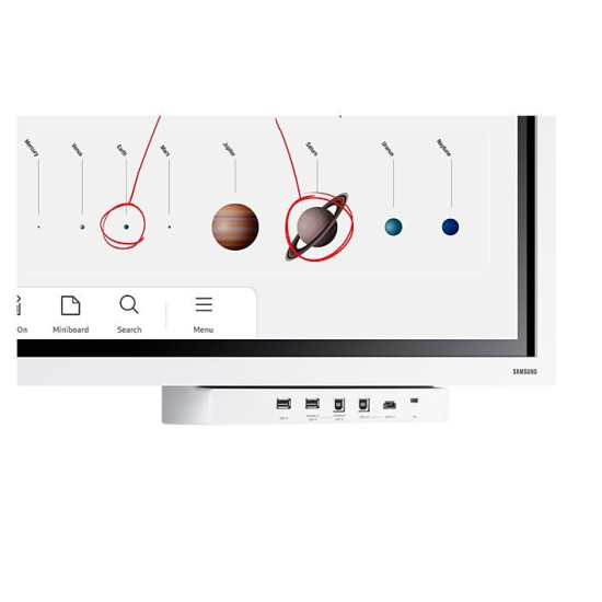 Monitor profesjonalny  WM55B FLIP PRO 55 cali Dotykowy 16h/7 350(cd/m2) 3840x2160 (UHD) Flip App USB-C Wi-Fi/BT 3 lata d2d (LH55WMBWBGCXEN)