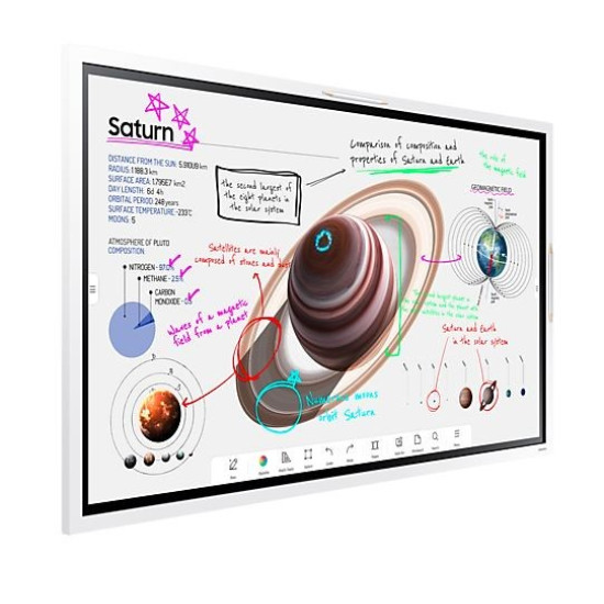 Monitor profesjonalny  WM55B FLIP PRO 55 cali Dotykowy 16h/7 350(cd/m2) 3840x2160 (UHD) Flip App USB-C Wi-Fi/BT 3 lata d2d (LH55WMBWBGCXEN)