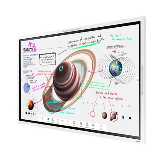 Monitor profesjonalny  WM55B FLIP PRO 55 cali Dotykowy 16h/7 350(cd/m2) 3840x2160 (UHD) Flip App USB-C Wi-Fi/BT 3 lata d2d (LH55WMBWBGCXEN)