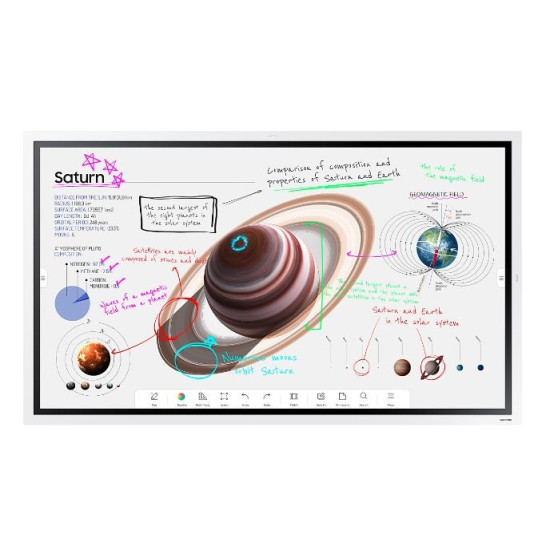 Monitor profesjonalny  WM55B FLIP PRO 55 cali Dotykowy 16h/7 350(cd/m2) 3840x2160 (UHD) Flip App USB-C Wi-Fi/BT 3 lata d2d (LH55WMBWBGCXEN)