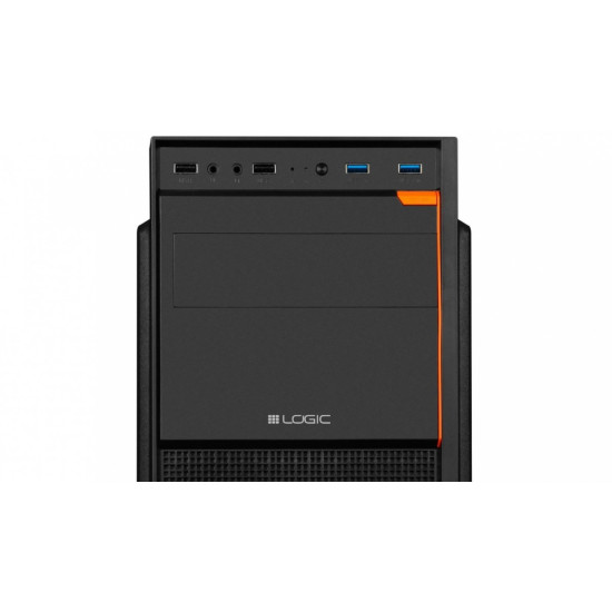 Obudowa komputerowa J23 midi tower ATX USB 3.0 x 2 Czarna 