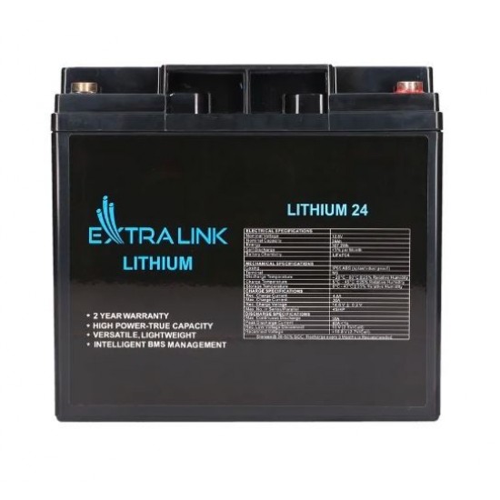 Akumulator LiFePO4 24AH 12.8V BMS EX.30424 Akumulator LiFePO4 24AH 12.8V BMS EX.30424