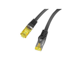 Patchcord kat.6a S/FTP LSZH CU 2m fluke passed czarny
