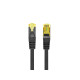 Patchcord kat.6a S/FTP LSZH CU 2m fluke passed czarny