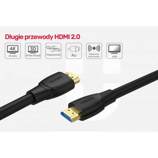 Kabel HDMI High Speed 2.0; 4K  7m C11068BK 