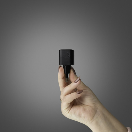 Ładowarka GC PowerGaN 33W PD 3.0 QC 3.0 USB-C czarna 