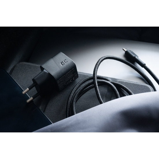 Ładowarka GC PowerGaN 33W PD 3.0 QC 3.0 USB-C czarna 