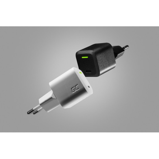  Ładowarka GC PowerGaN 33W PD 3.0 QC 3.0 USB-C biała 