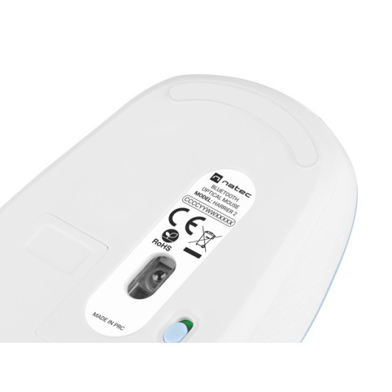 Mysz bezprzewodowa Harrier 2 Bluetooth 5.1 Biało-niebieska