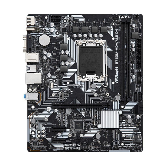 Płyta główna B760M-HDV/M.2 D4 s1700 2DDR4 DP/HDMI mATX 