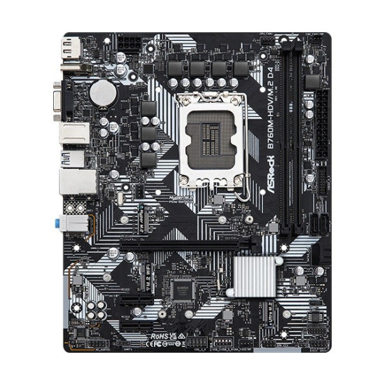 Płyta główna B760M-HDV/M.2 D4 s1700 2DDR4 DP/HDMI mATX 