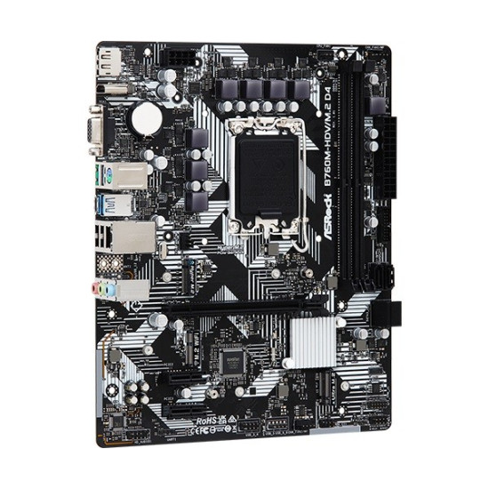 Płyta główna B760M-HDV/M.2 D4 s1700 2DDR4 DP/HDMI mATX 