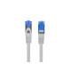 Patchcord kat.6a S/FTP LSZH CCA 0.25m szary fluke 