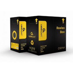 Kabel UTP KAT 5 drut AL- CU 305M szary