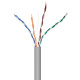Kabel UTP KAT 5 drut AL- CU 305M szary