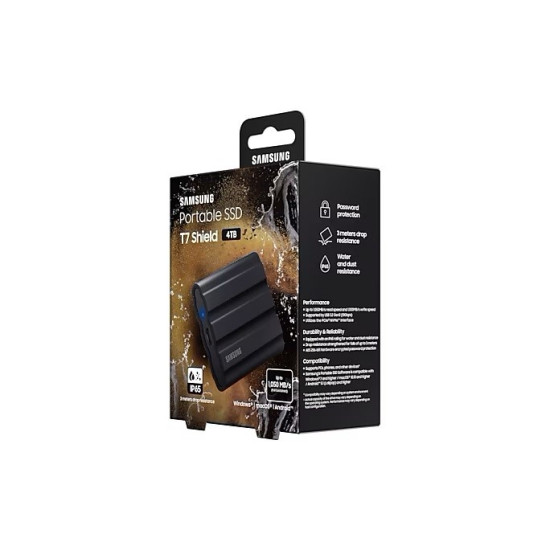 Dysk SSD zewnętrzny Portable SSD T7 Shield czarny USB3.2 