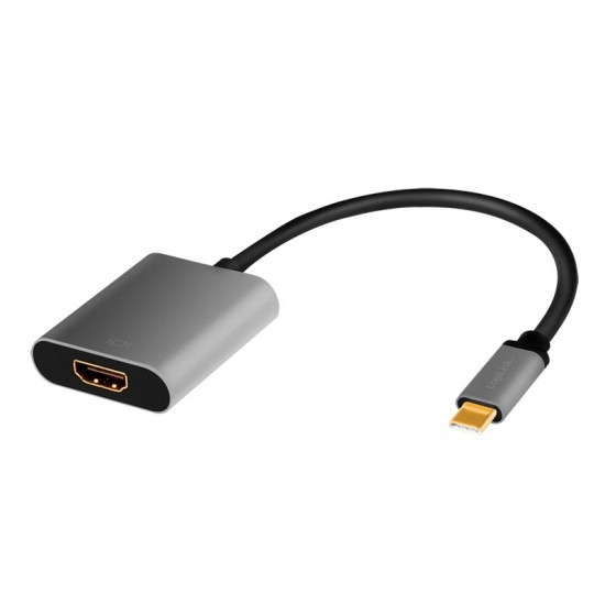 Adapter USB-C do HDMI/F ,4K/60Hz aluminiowy 0.15m 