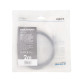 Kabel DisplayPort 8K/60 Hz,DP/M do DP/M aluminiowy 2m 