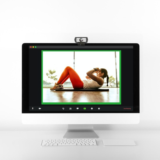 Kamera konferencyja, HD, USB, szeroki kąt 120, 2x mikrofon 