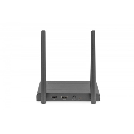 Przedłużacz/Extender KVM HDMI+USB bezprzewodowy 200m 1080p FHD 60Hz (zestaw)