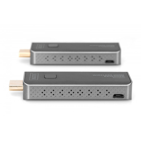 Przedłużacz/Extender HDMI bezprzewodowy 50m 1080p 60Hz FHD 5GHz, audio (zestaw)