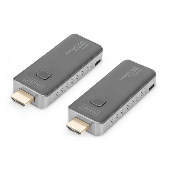 Przedłużacz/Extender HDMI bezprzewodowy 50m 1080p 60Hz FHD 5GHz, audio (zestaw)