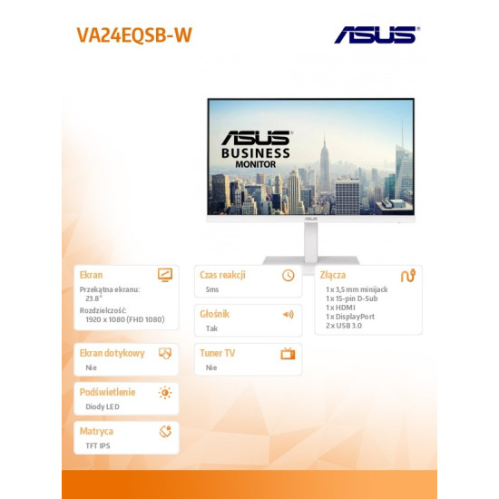 Monitor 23,8 cali VA24EQSB-W