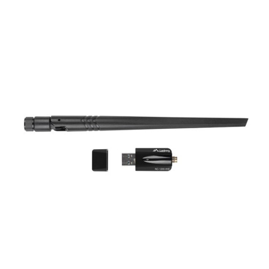 Karta sieciowa Wifi USB 3.0 AC1200 1 zewnętrzna + 1 zewnętrzna antena 