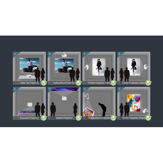 Projektor ZW350e DLP WXGA 4000 300 000:1