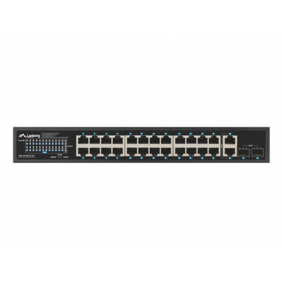 Switch 24x1GB POE+ 2xGB 2xSFP rack 19' gigabit ethernet 360W 