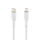 Kabel BoostCharge USB-C do Lightning 1m biały