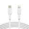 Kabel BoostCharge USB-C do Lightning 1m biały
