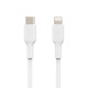 Kabel BoostCharge USB-C do Lightning 1m biały