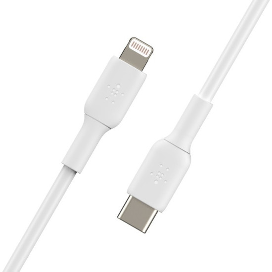 Kabel BoostCharge USB-C do Lightning 1m biały
