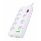 Listwa Home 2M USB 8 gniazd Filtrująca Listwa Home 2M USB 8 gniazd Filtrująca