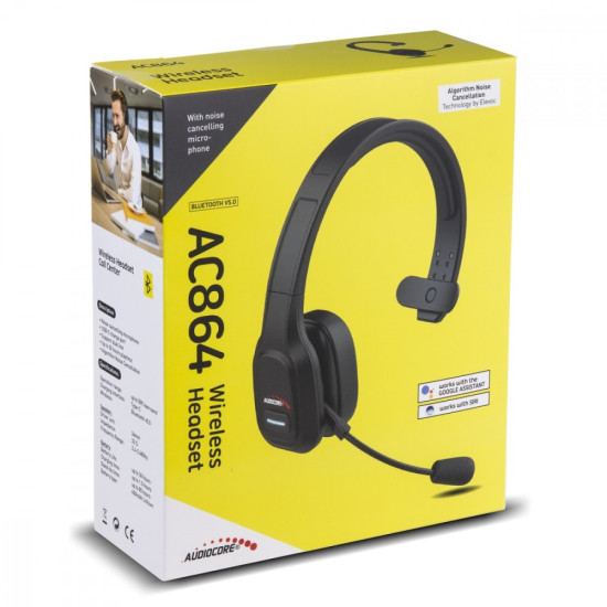 Słuchawki Bluetooth call center AC864 