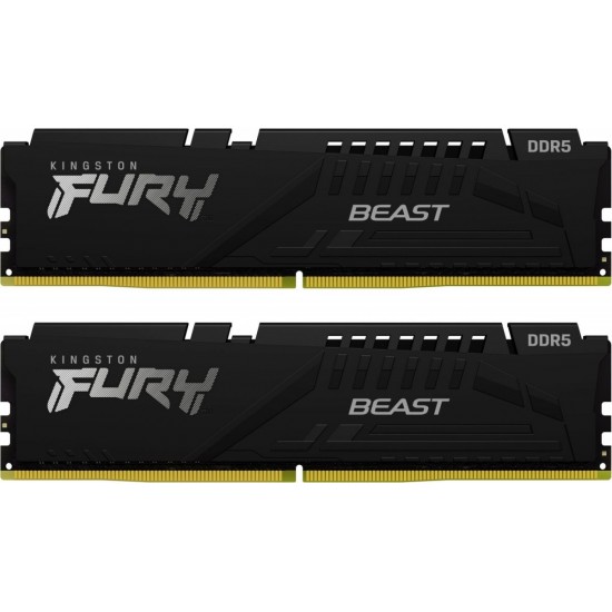 Pamięć DDR5 Fury Beast Black 64GB(2*32GB)/5200  CL36 EXPO