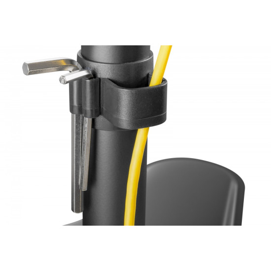 Stojak biurkowy pojedyńczy, 1xLCD, max. 32 cale max. obciążenie 8kg 