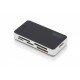 Czytnik kart 5-portowy USB 3.0 SuperSpeed, All-in-one, Czarno-srebrny Czytnik kart 5-portowy USB 3.0 SuperSpeed, All-in-one, Czarno-srebrny